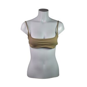 Skims Bikini Swim Top Tan String Bikini Womens Size Large